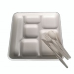 corn starch pla compostable cutlery set